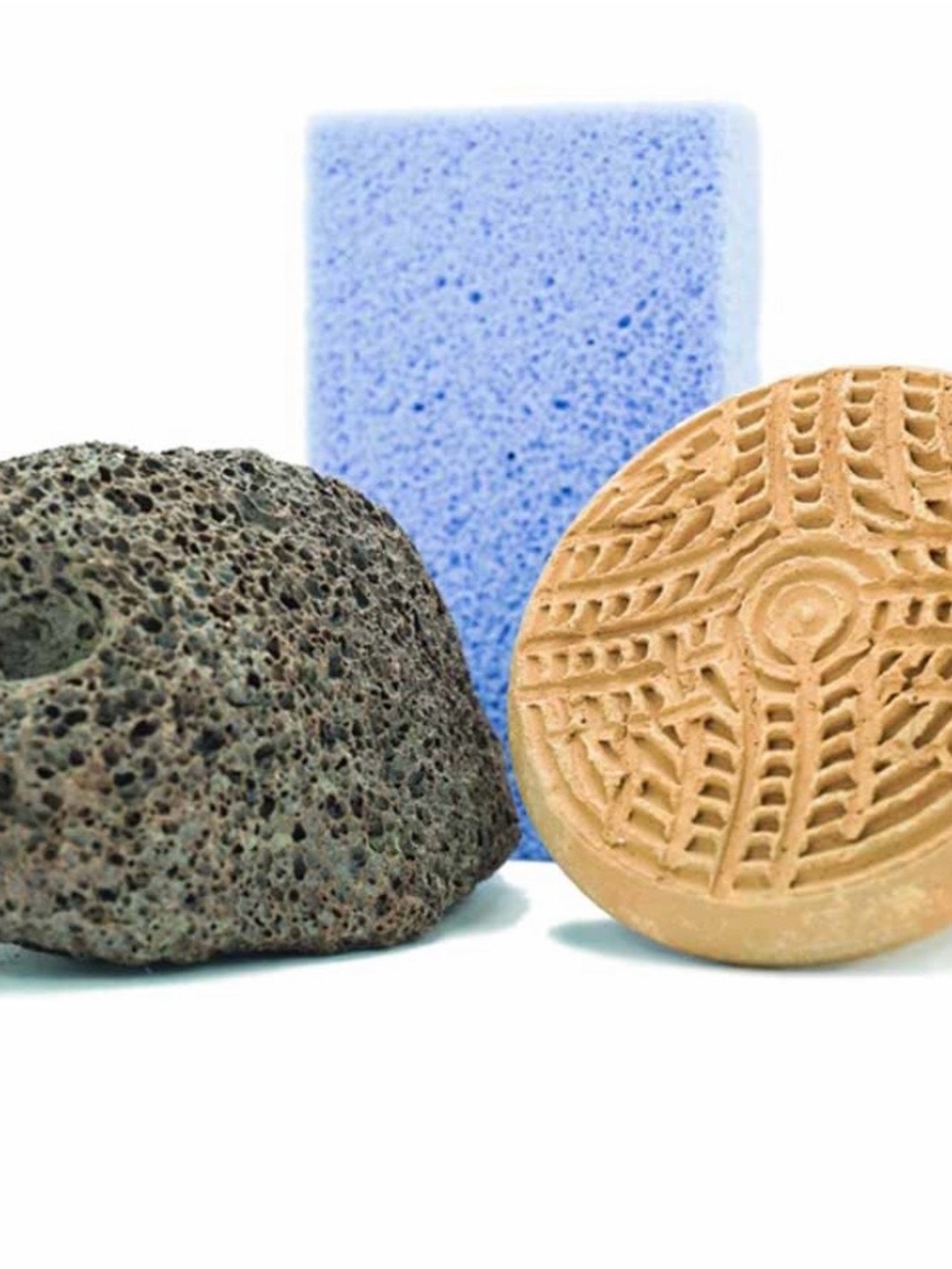 Pumice Stone & Soap Set with Blue Sponge